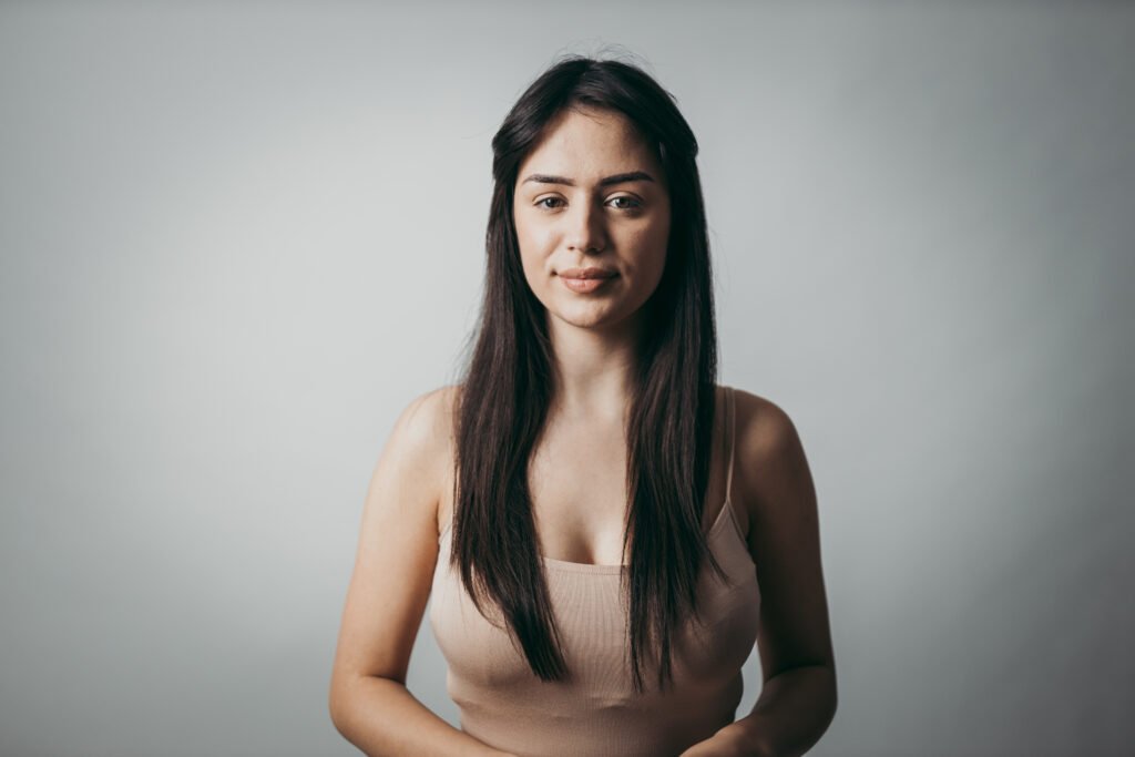 beautiful girl posing in studio for a body positi 2025 03 13 05 46 51 utc